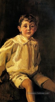 Un portrait de basilic Mundy peintre Joaquin Sorolla Peinture à l'huile
